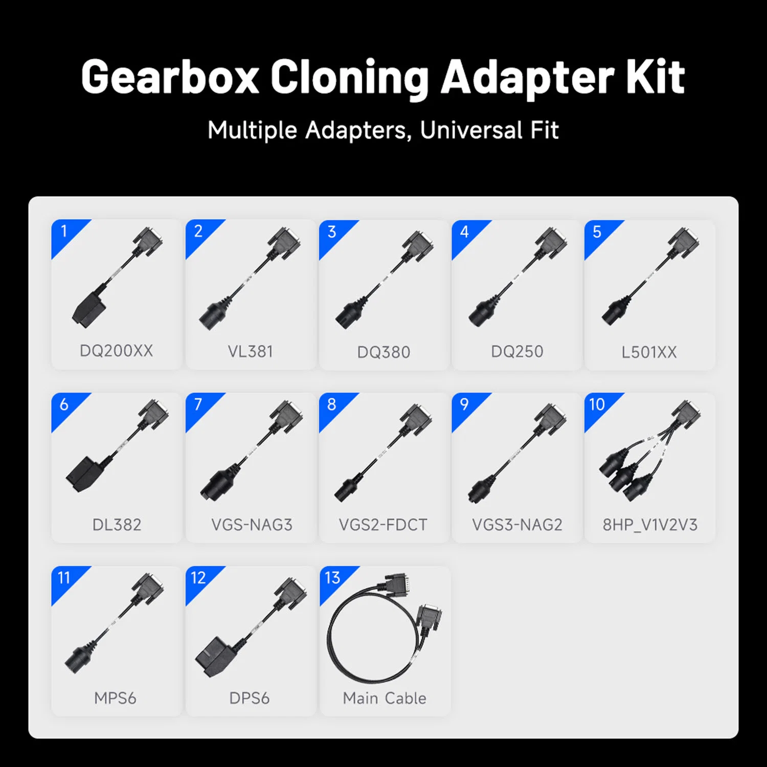 Gearbox Cloning Adapter Kit 2