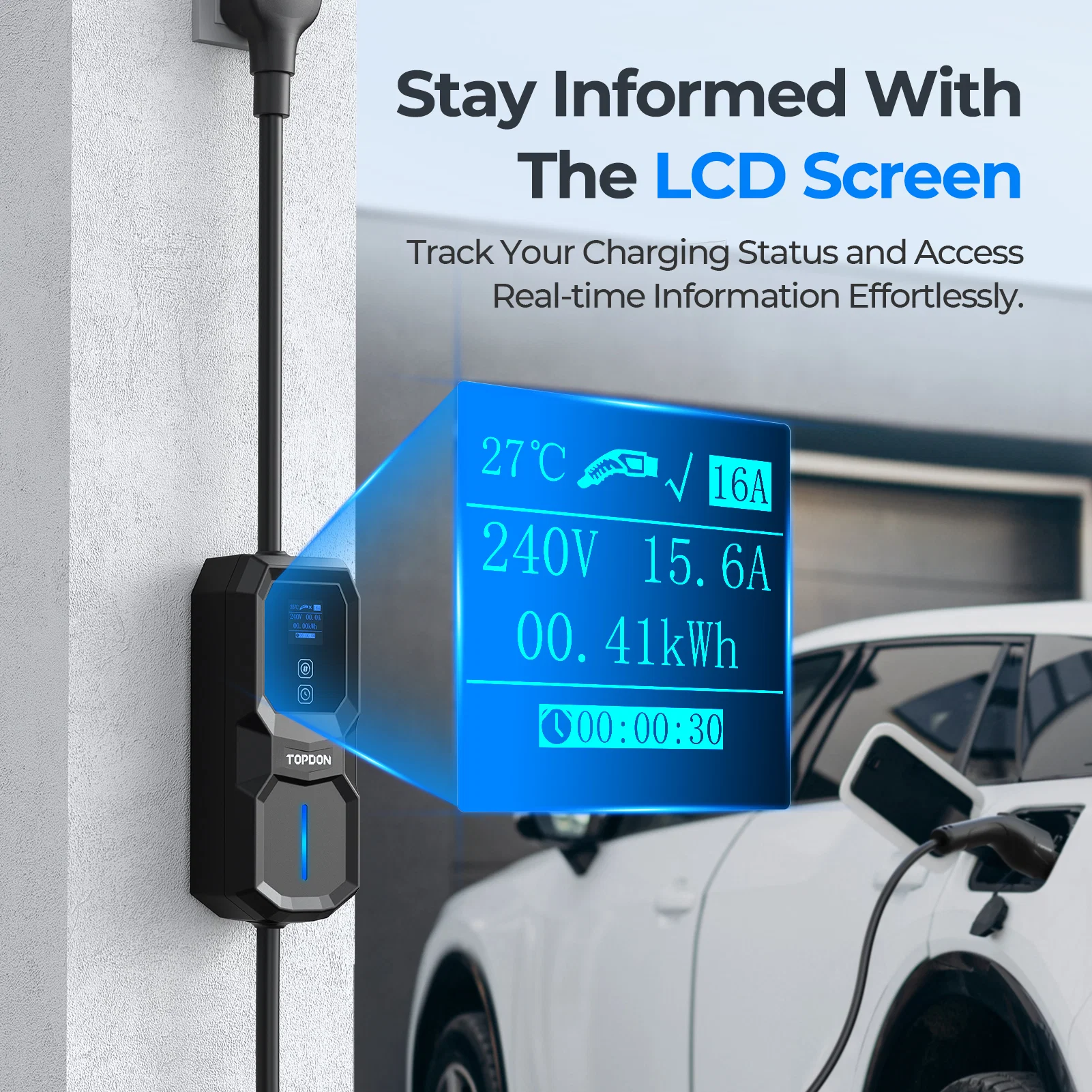 PulseQ AC Portable EV Charger 4