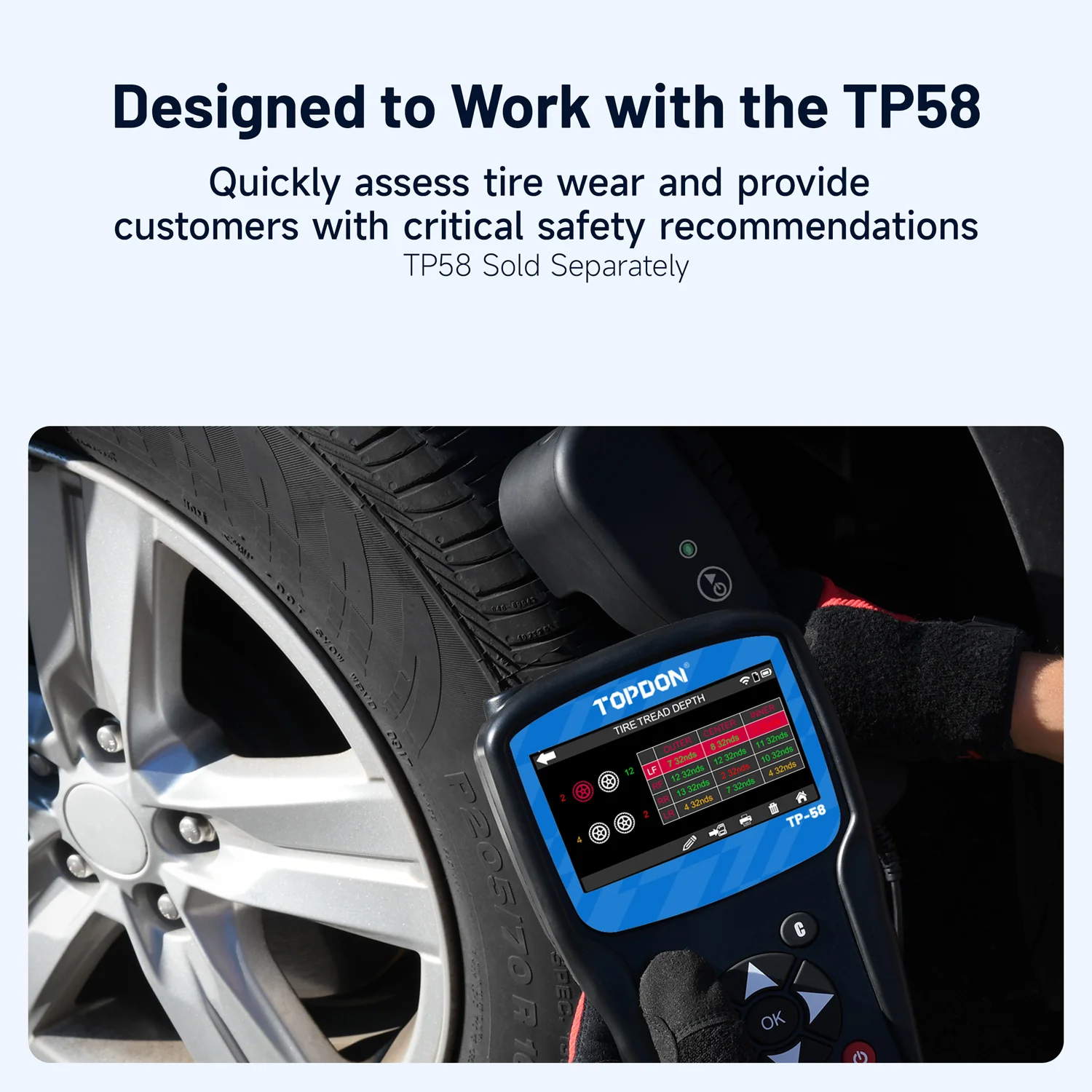 Tire Tread Depth Gauge 2